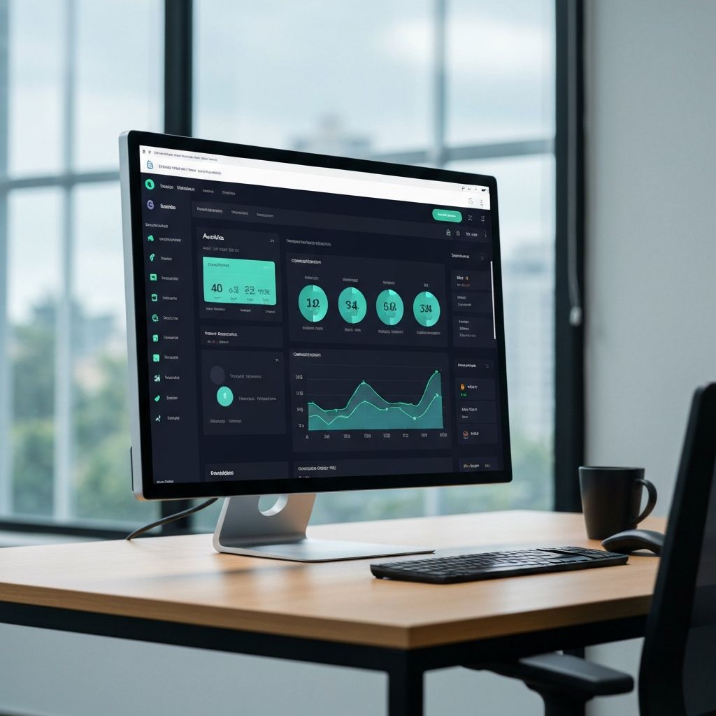 AI Growth Engine dashboard showing lead generation analytics